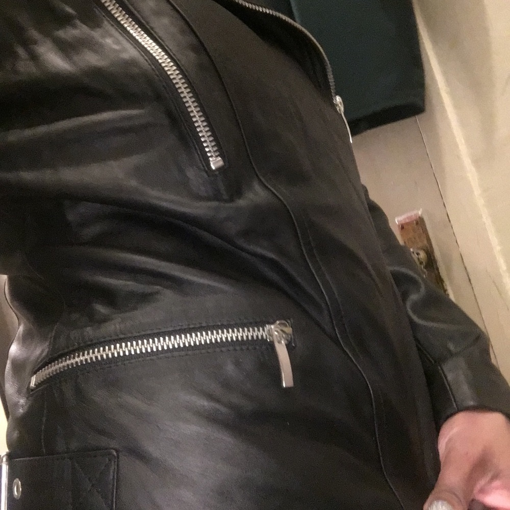 Reiss biker leather! NWT OFFERS considered - Picture 3 of 4